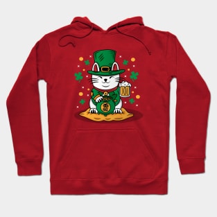 Irish Lucky Cat Hoodie